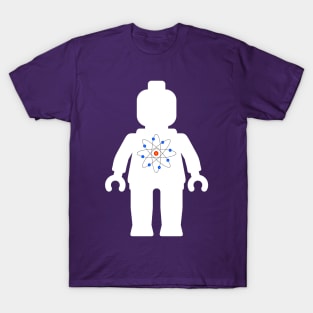 Minifig with Atom Symbol T-Shirt